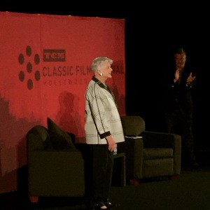 Angela Lansbury takes in the standing ovation at the Chinese Theater IMAX